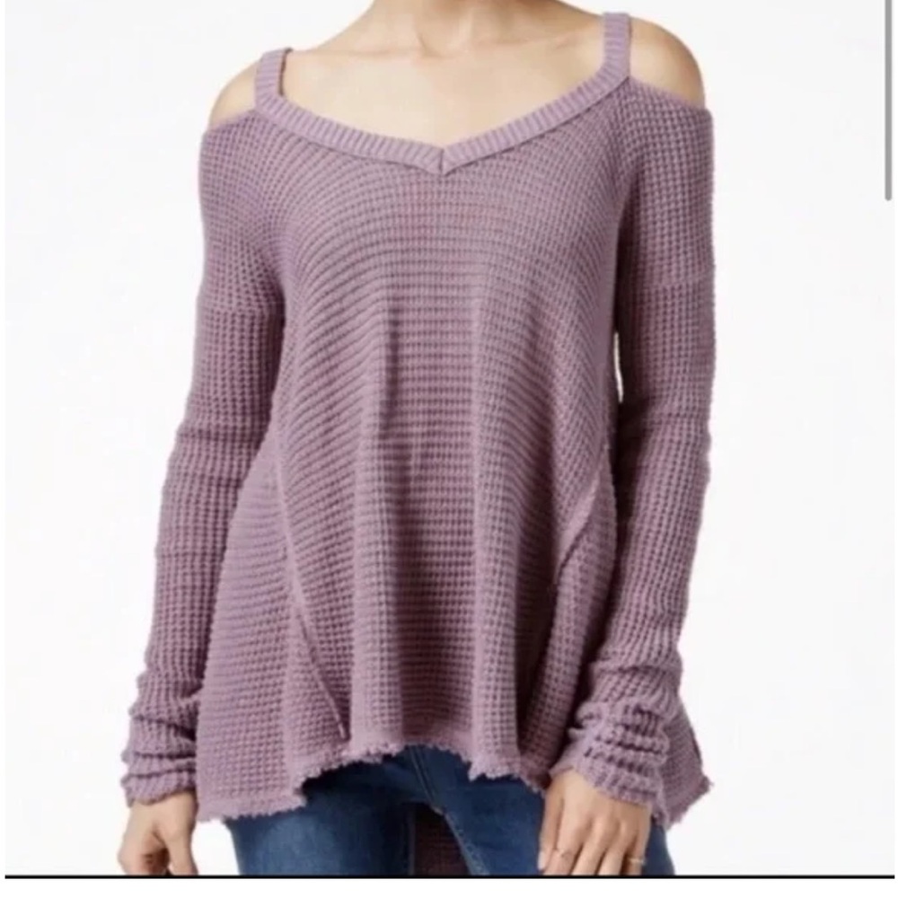Free People Lavender Knit Sweater